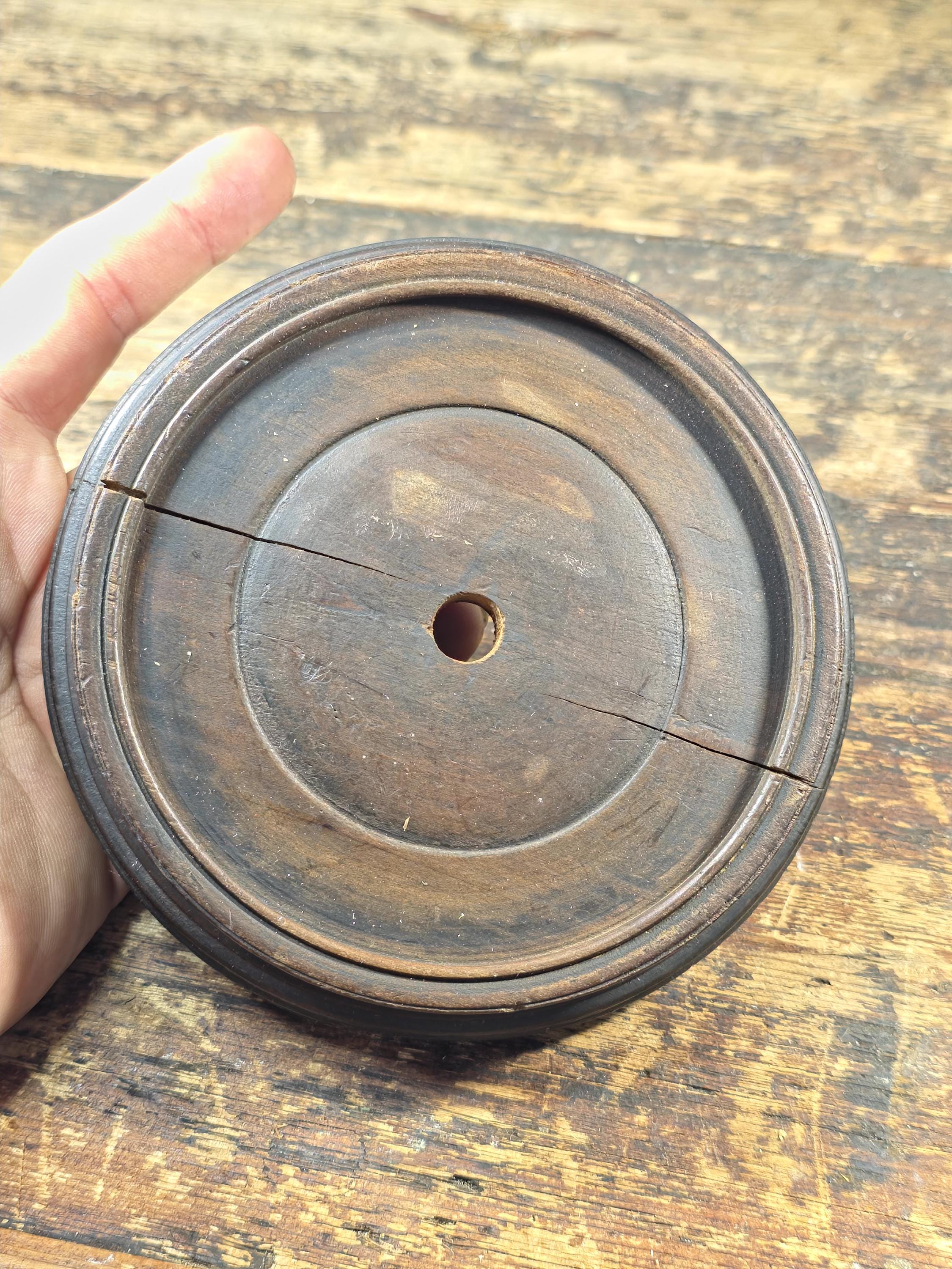 Small Asian Mixed Display Stands Set – Chinese & Japanese Wood Bases (3 pcs)