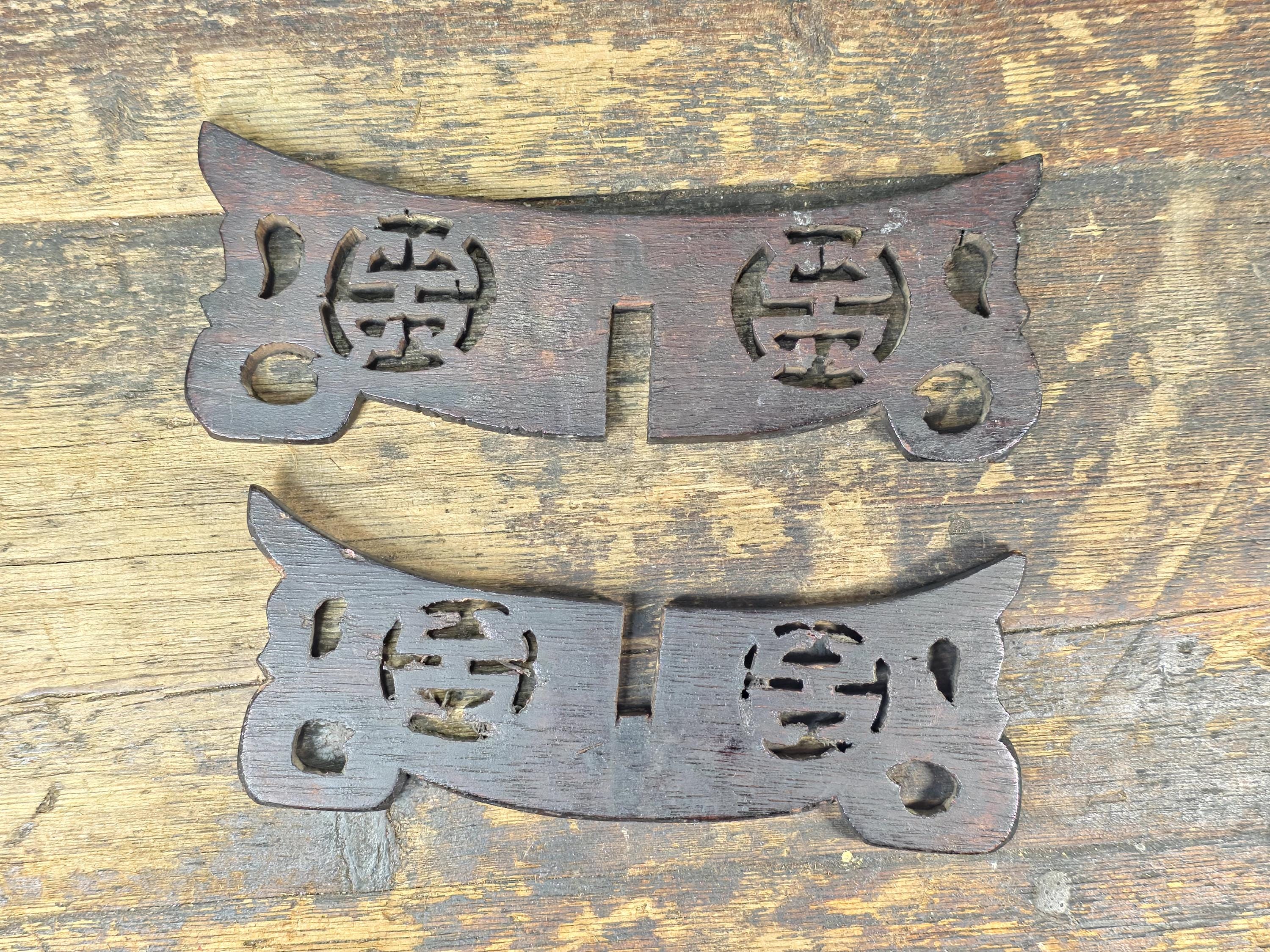 Small Asian Mixed Display Stands Set – Chinese & Japanese Wood Bases (3 pcs)