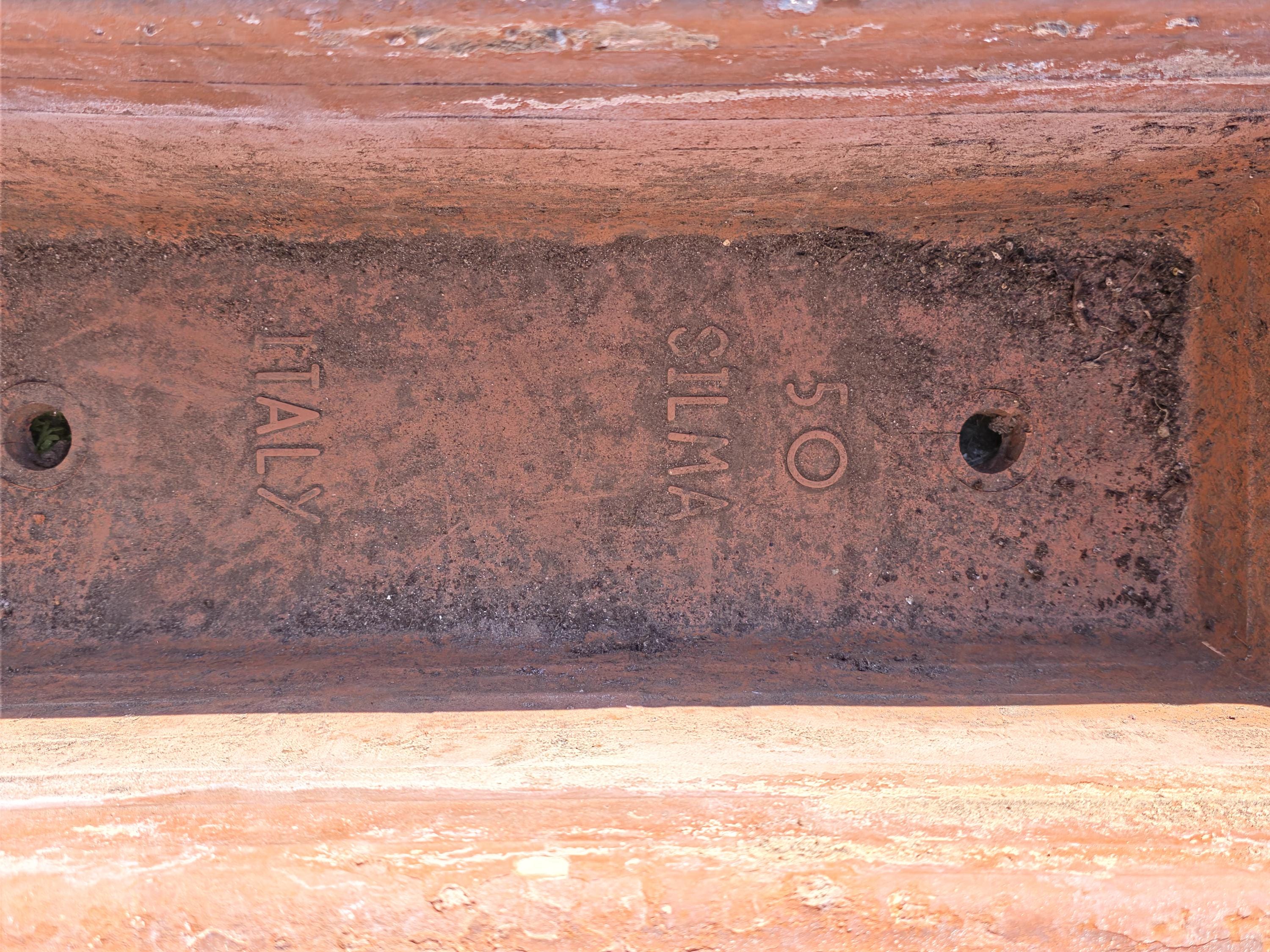 Vintage Italian Terracotta Planter – Weathered & Rustic – Marked 50 SILMA ITALY