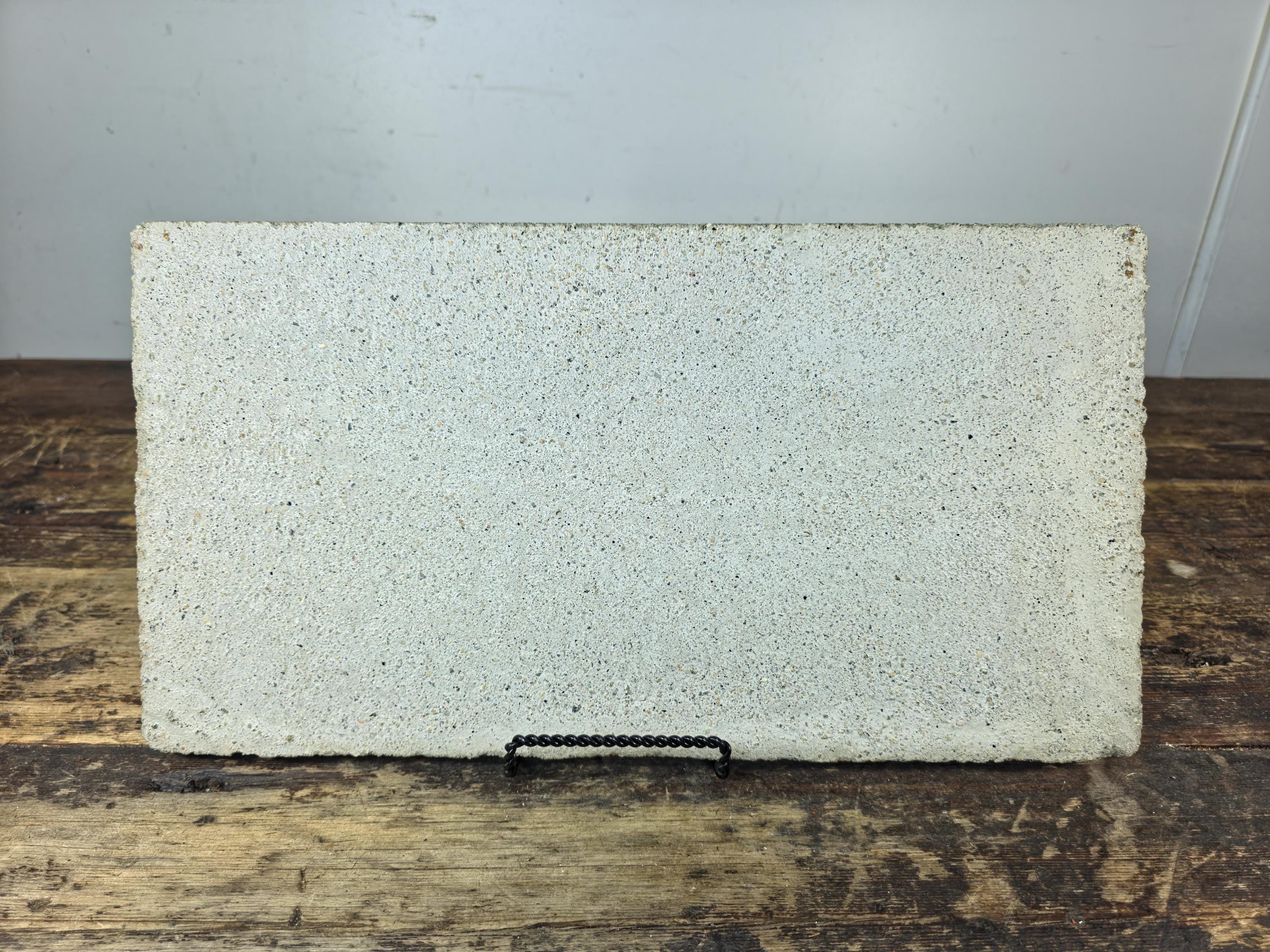 Glass Mosaic Art Tile Mid Century Style Abstract Colorful Wall Plaque 16.25" L × 9" W 7.2lb.