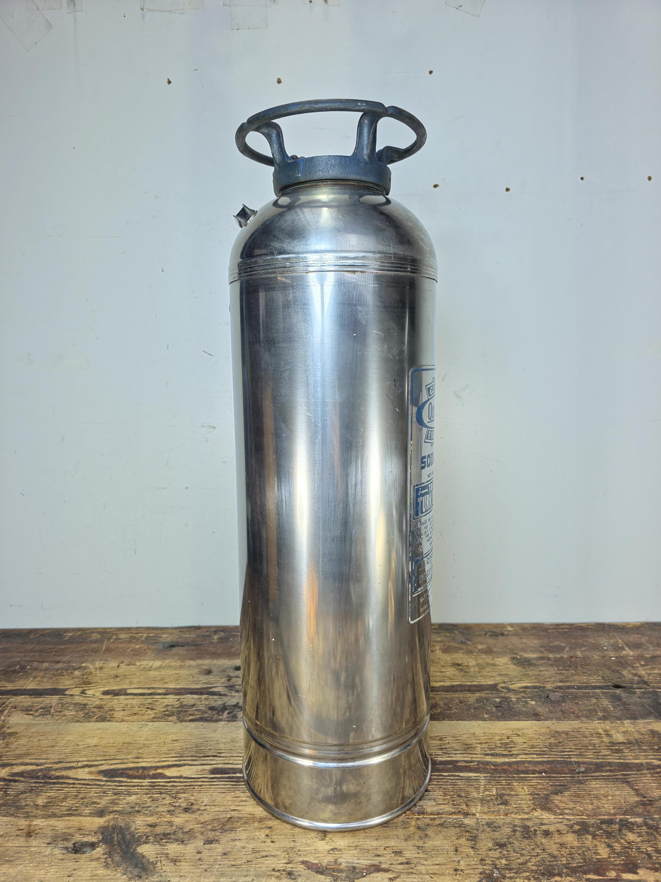 Vintage General Detroit “Quick Aid” SS-15 Soda-Acid Fire Extinguisher – 22.5"