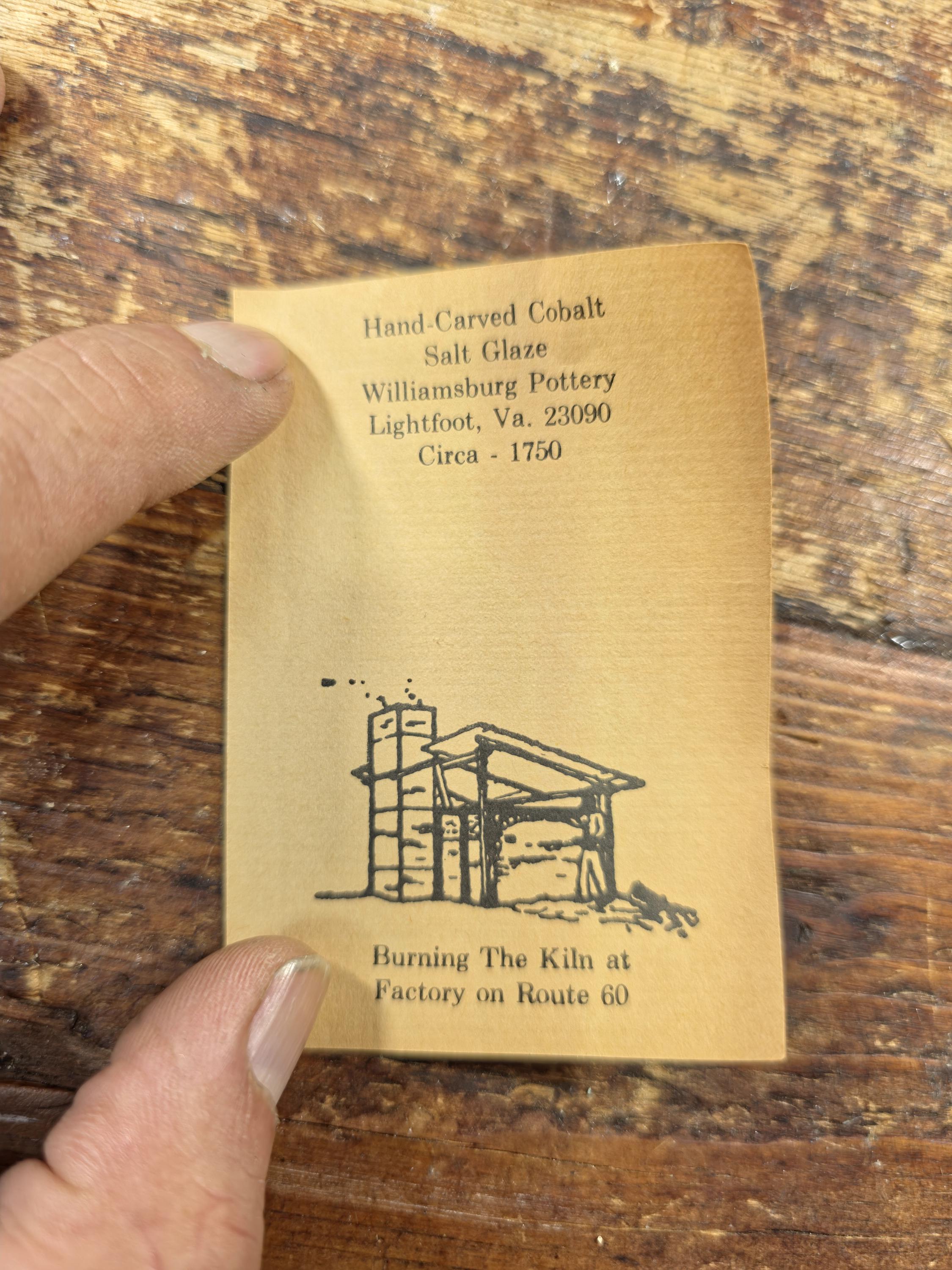 NOS Williamsburg Pottery Salt Glaze Mini Pitcher Pot Set of 3