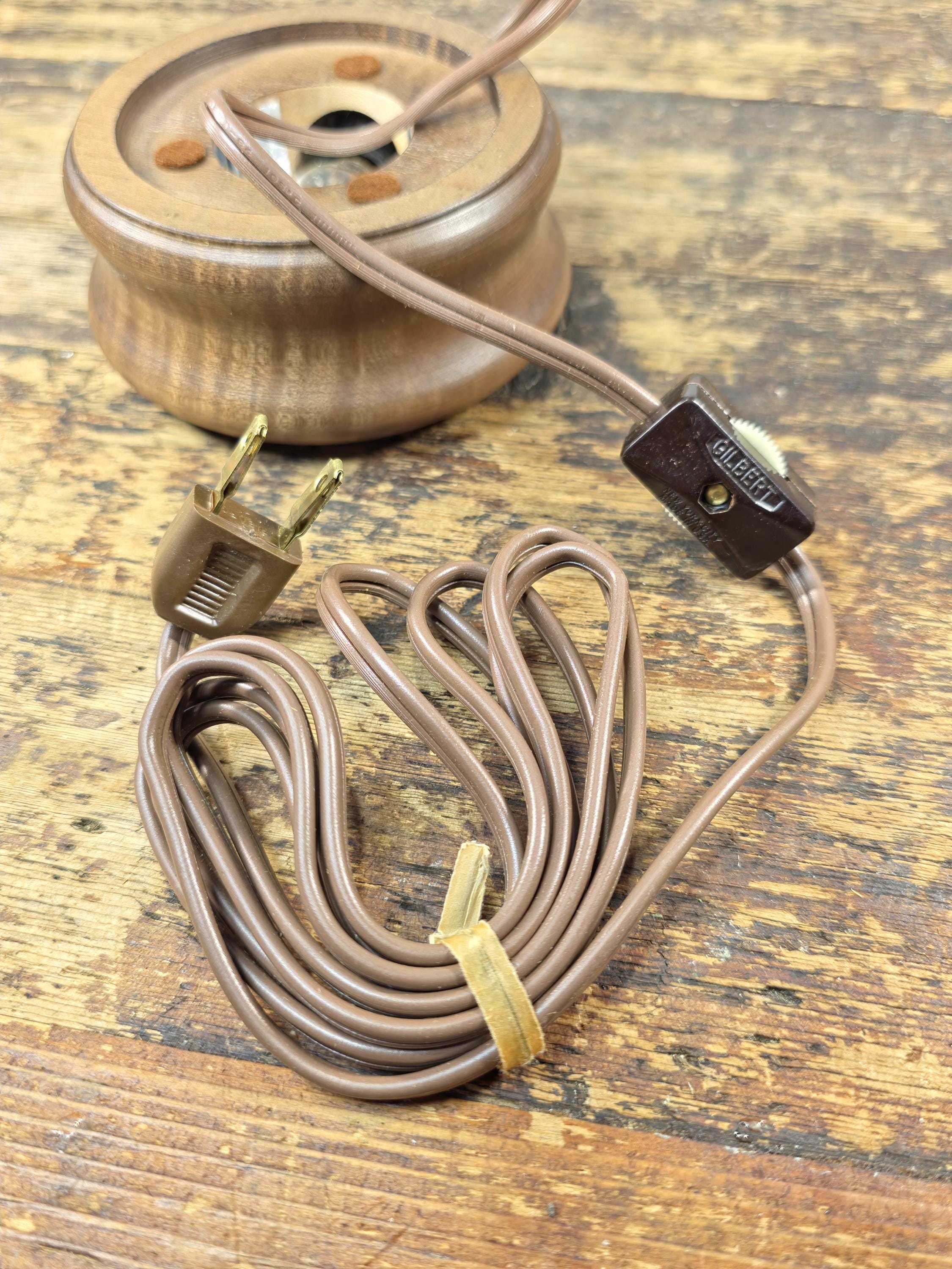 Vintage Wooden Display Light Stand by Analite Inc. “Show-Off Illuminator” USA