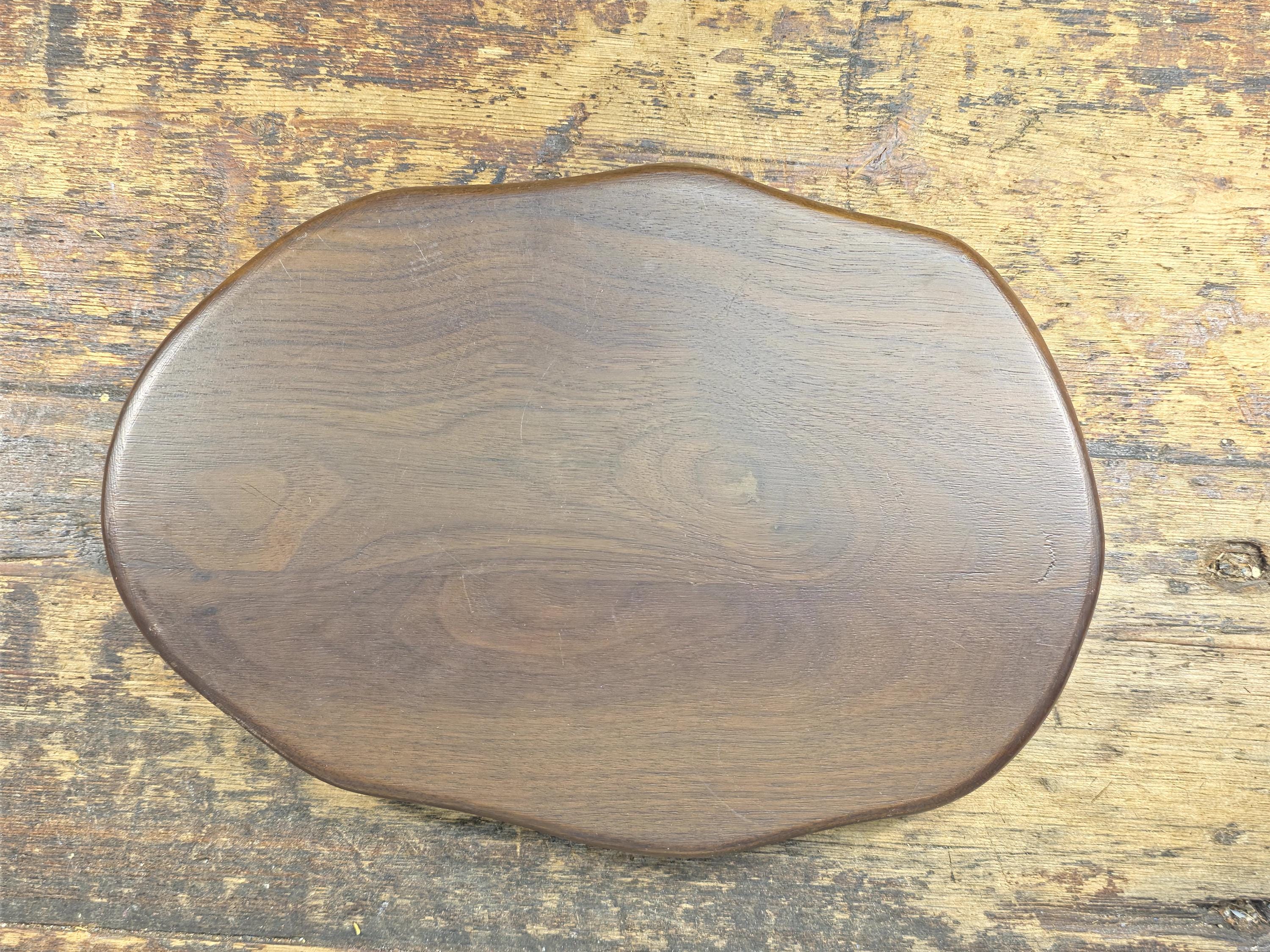 Vintage Wooden Display Stand / Base – Walnut Finish 9.5" x 6.5"