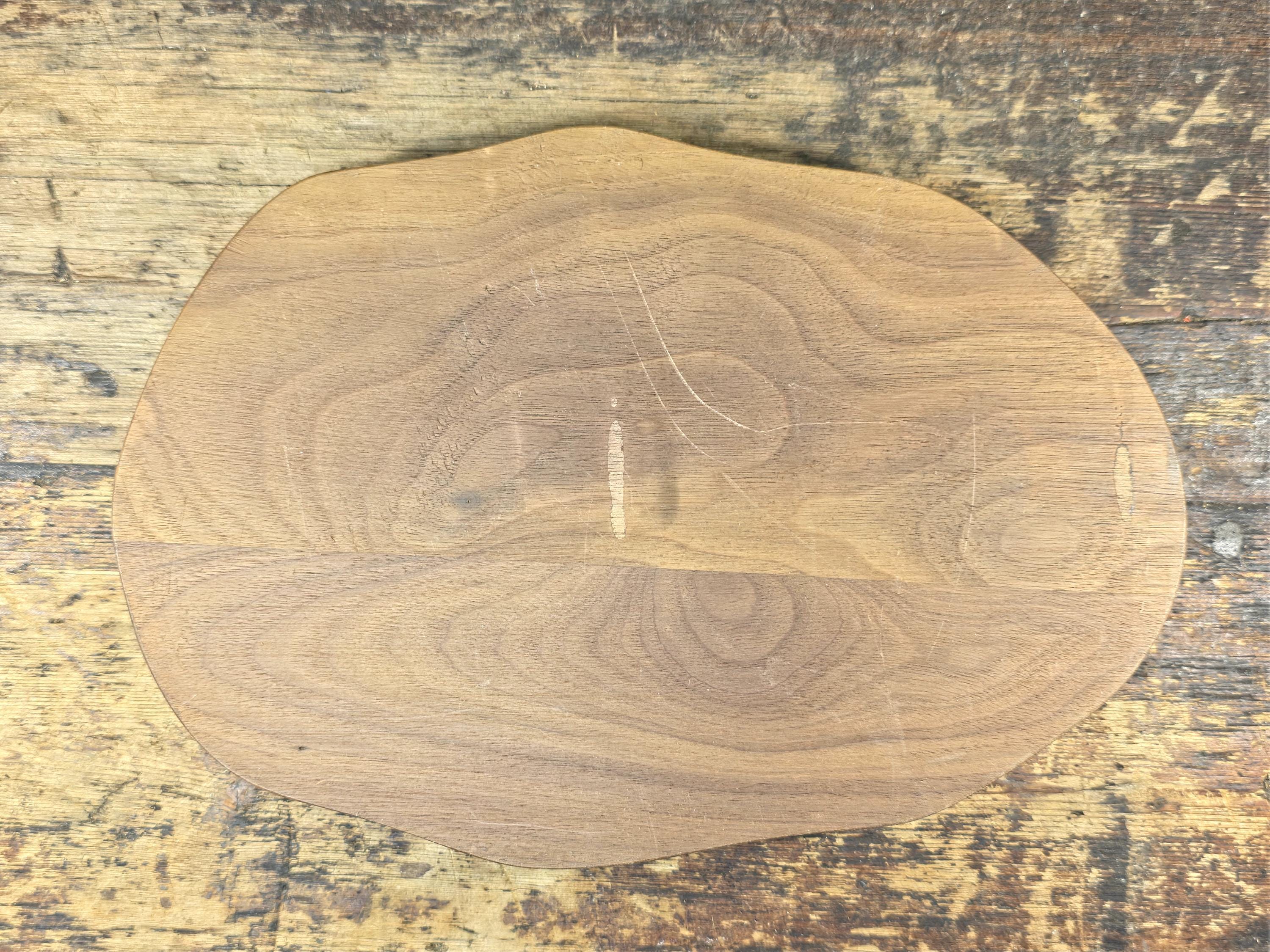 Vintage Wooden Display Stand / Base – Walnut Finish 9.5" x 6.5"