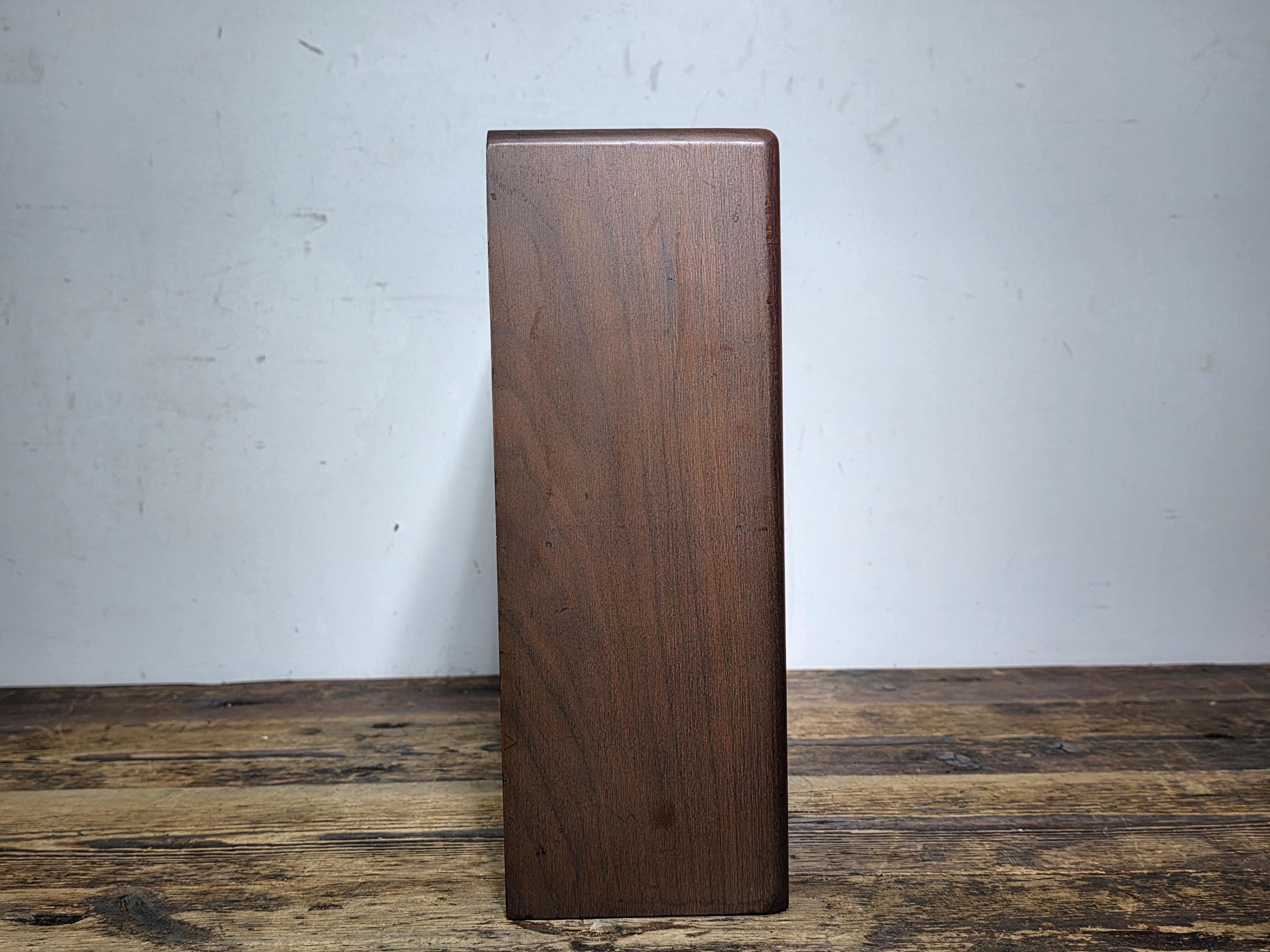 Mid-Century Modern Walnut Wall-Mounted Document Organizer