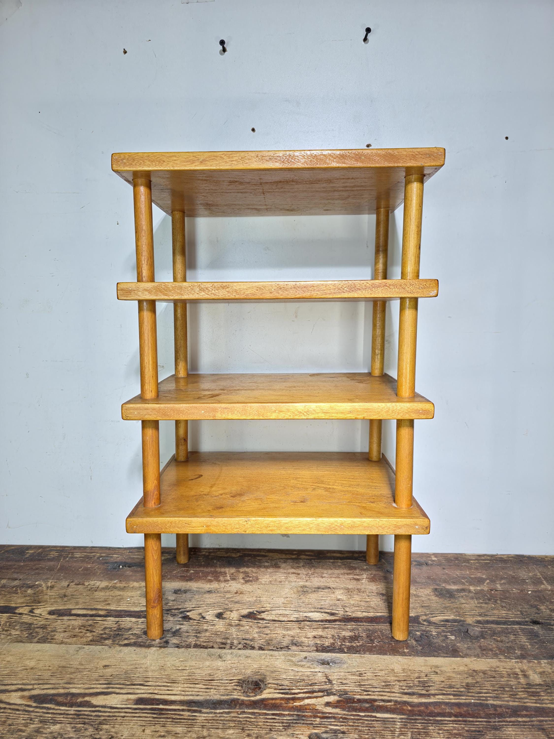 MCM Charming Wooden Toddler Shoe Rack / 4-Tier Utility Shelf