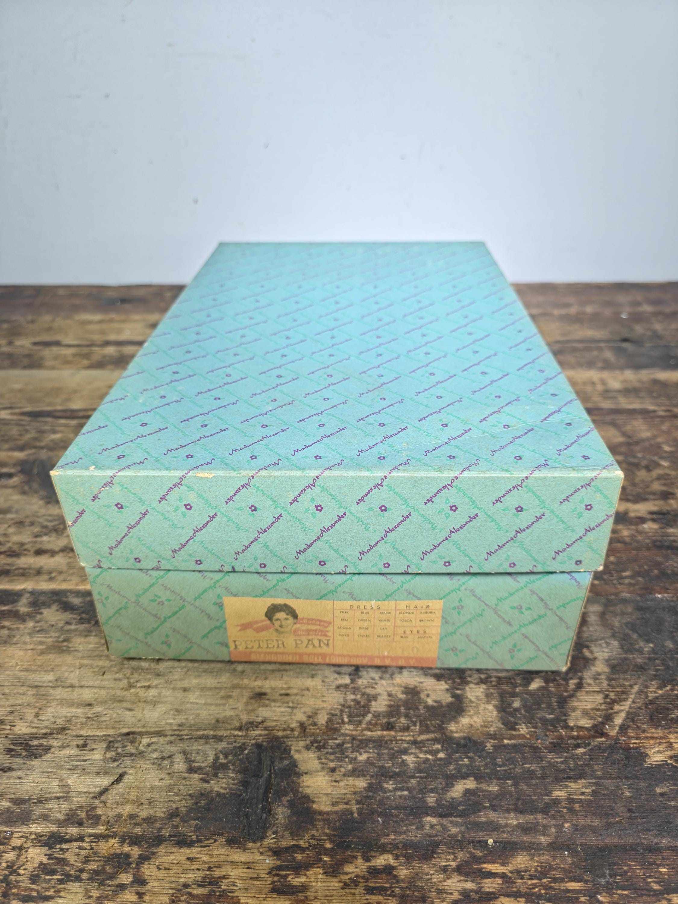 Vintage 1970s Madame Alexander Peter Pan Doll 14” w/ Box & Tag | Near Mint