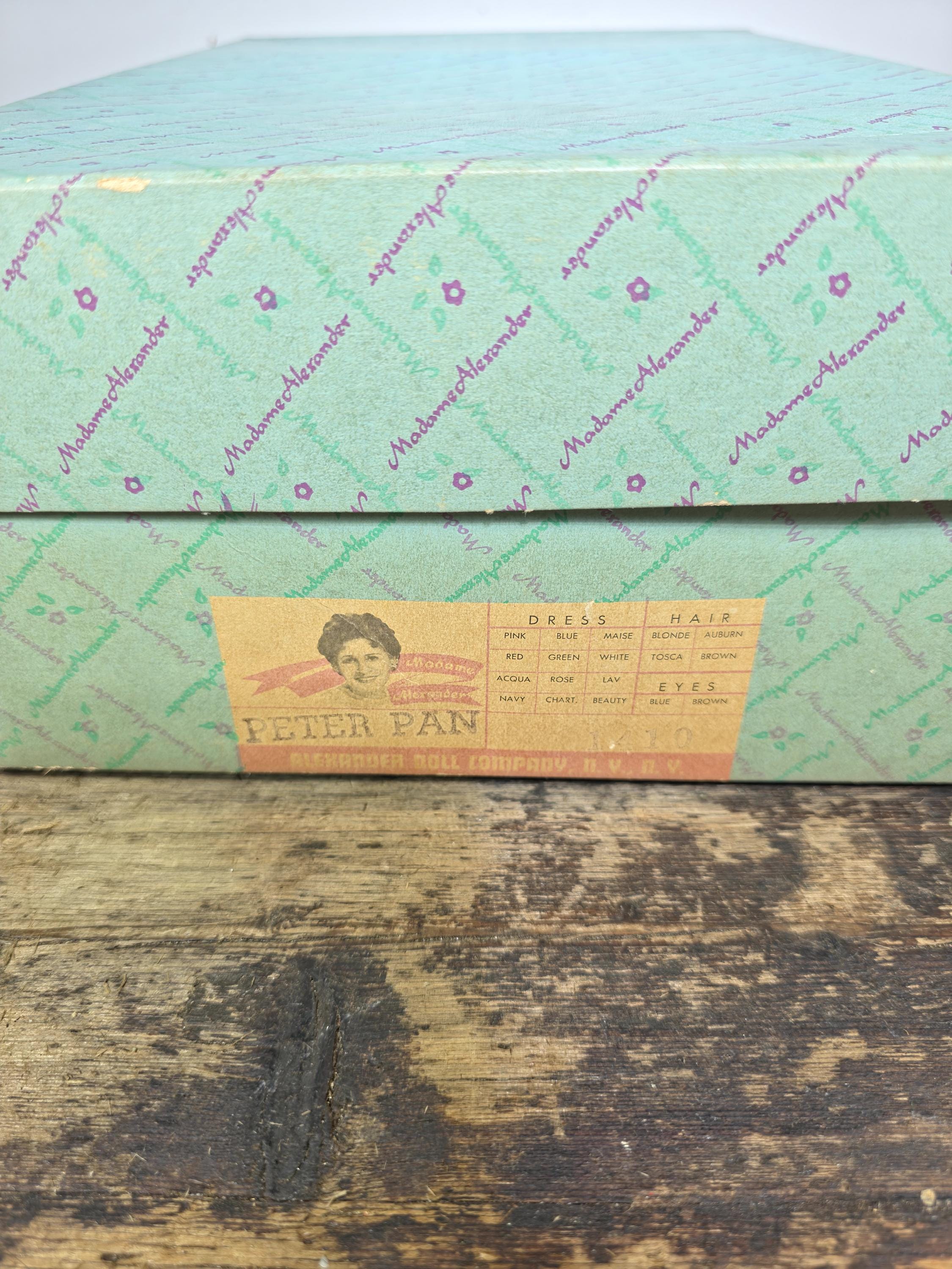 Vintage 1970s Madame Alexander Peter Pan Doll 14” w/ Box & Tag | Near Mint