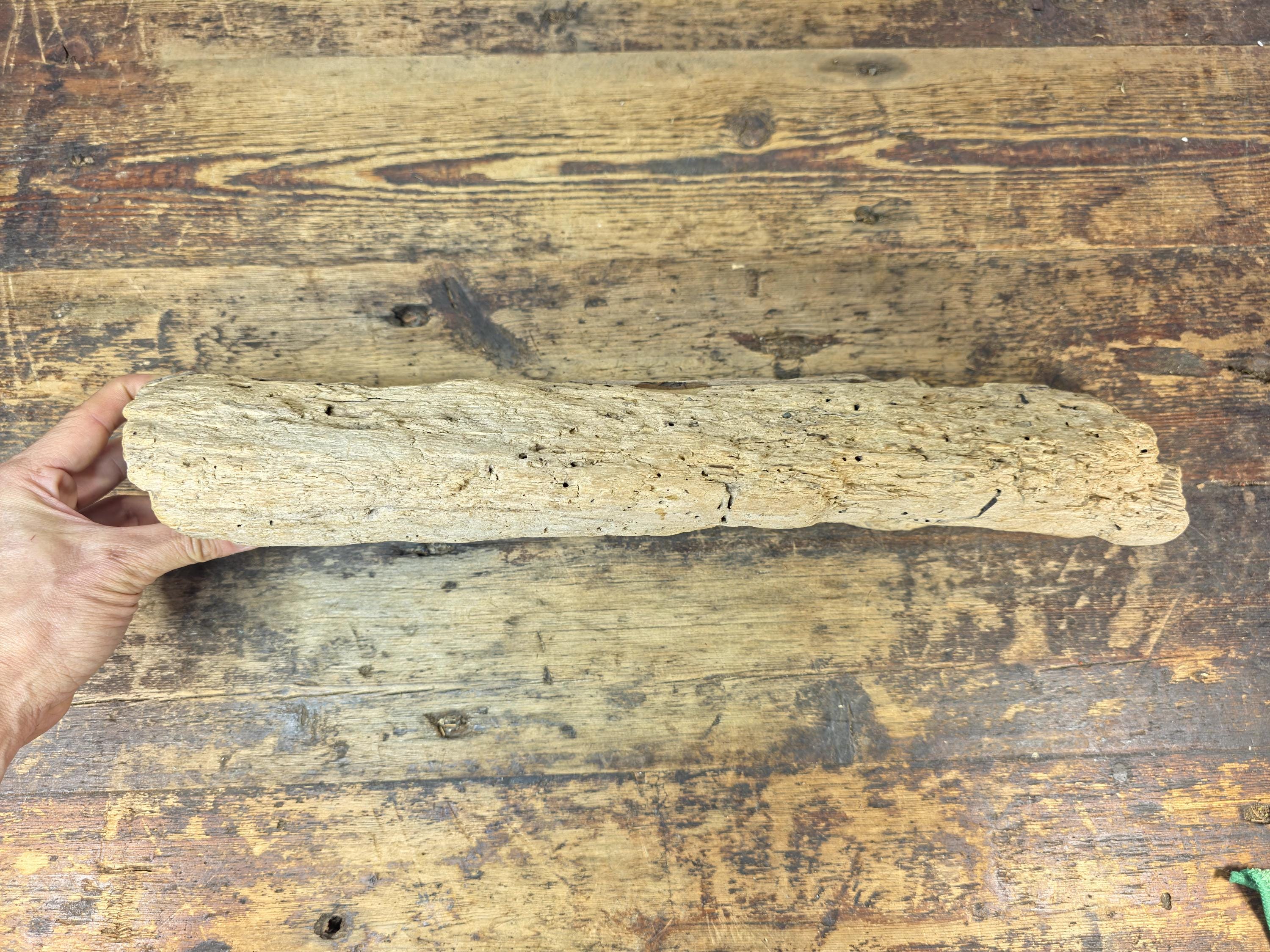 Artisan Made Driftwood three votive candle holder Including 3 Tea lights 19.5" L