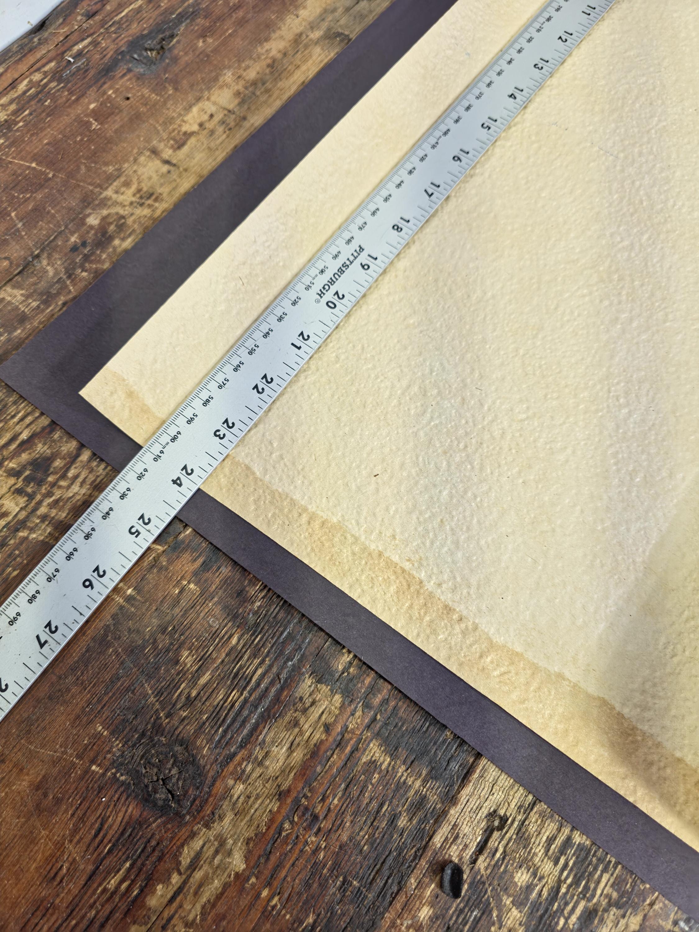 Authentic 1970s Vintage Wallpaper | Green & Gray Floral Geometric